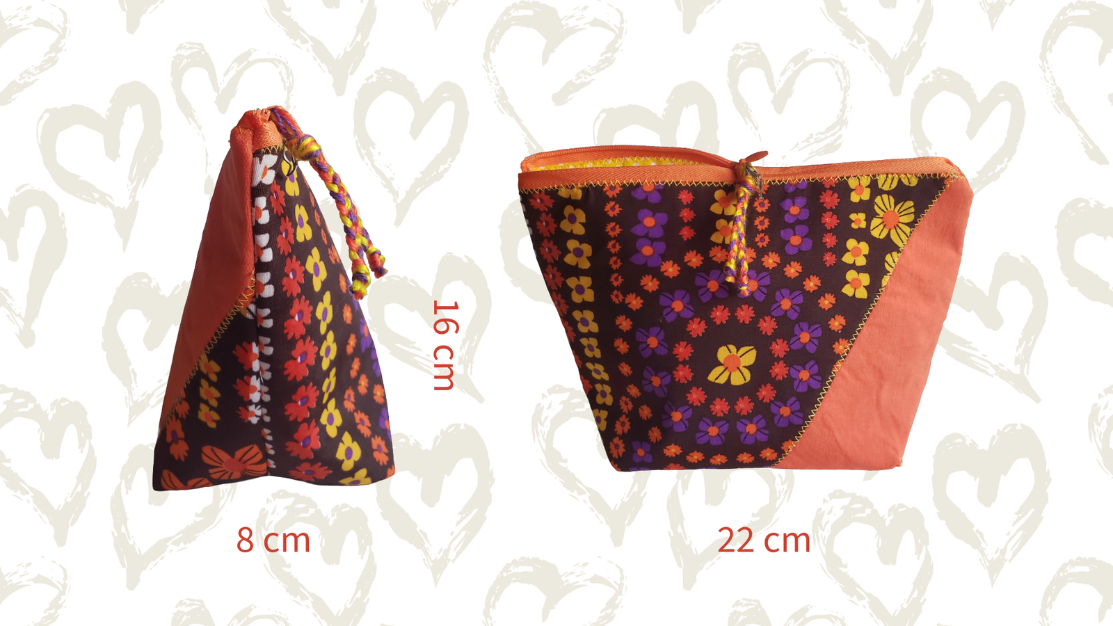 pochette orange violet Gaelle – Image 6