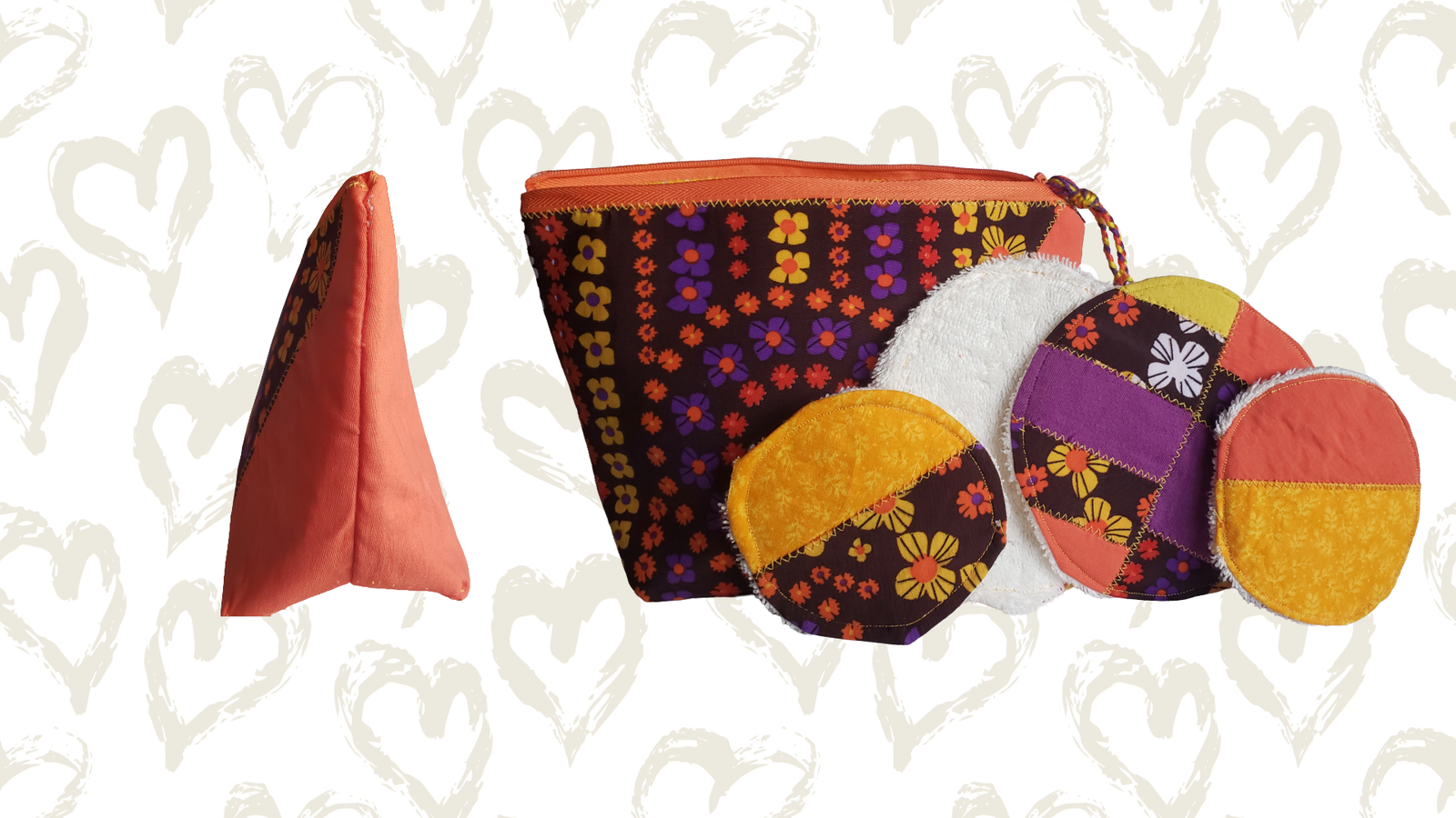 pochette orange violet Gaelle – Image 3