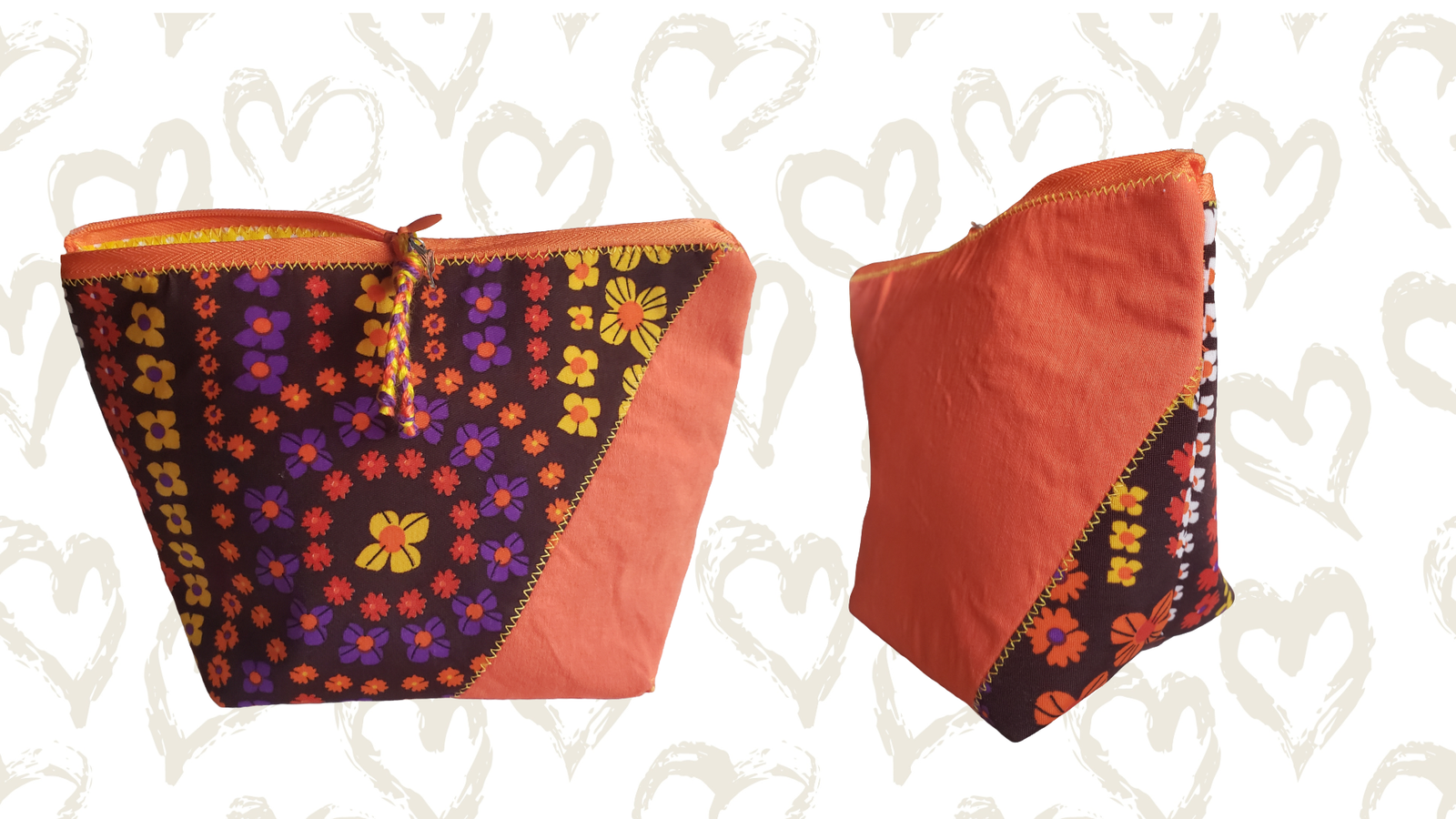 pochette orange violet Gaelle – Image 7