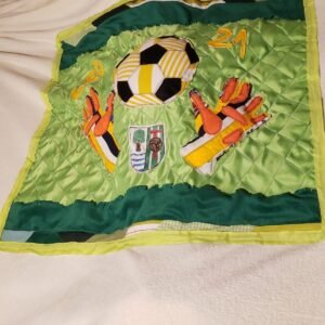 Couverture personnalisée verte