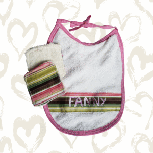 Bavette rose et vert