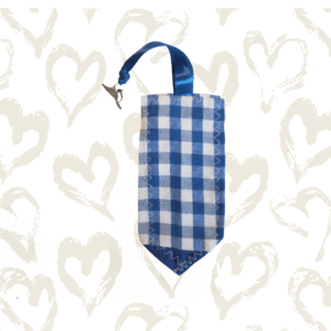 Marque-page bicolore bleu