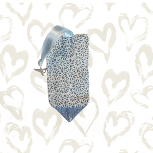 Marque-page bicolore bleu clair