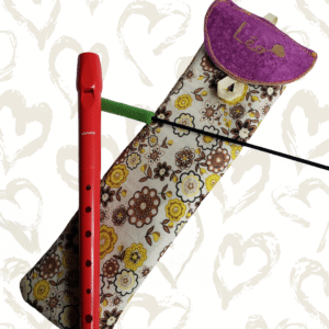 Pochette flute jaune