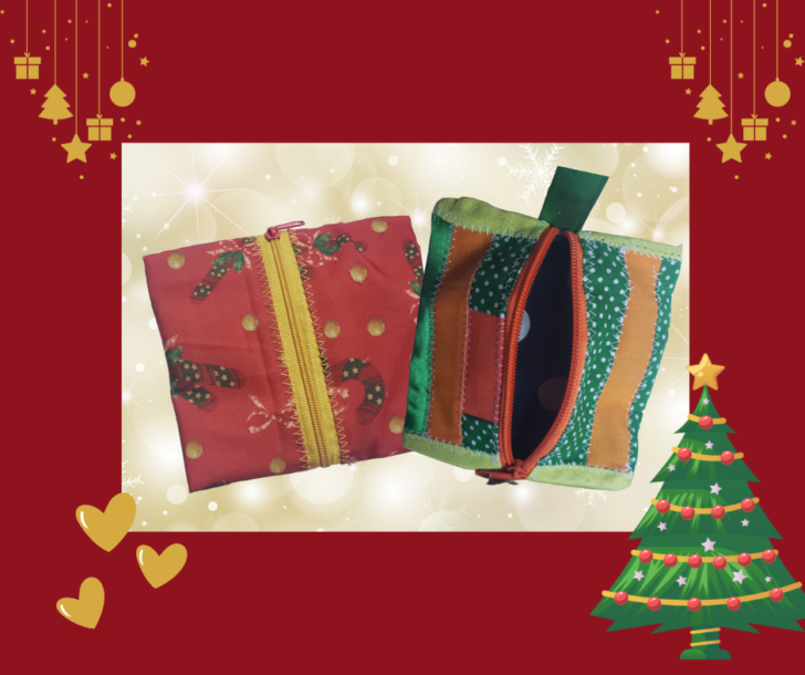 Pochette verte orange Laia – Image 2